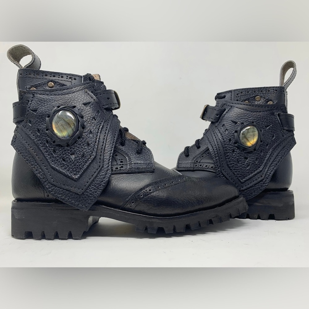 El Gato Montes Gunslinger Leather boots